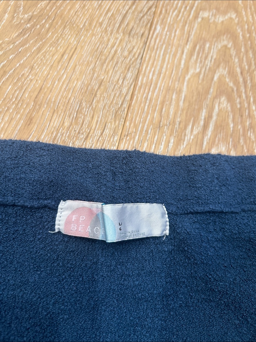 FP Beach Free People Blue Side Shirred Skirt - Picture 3 of 5